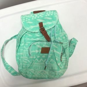 Victoria secret pink -MINI bookbag lime/turquoise